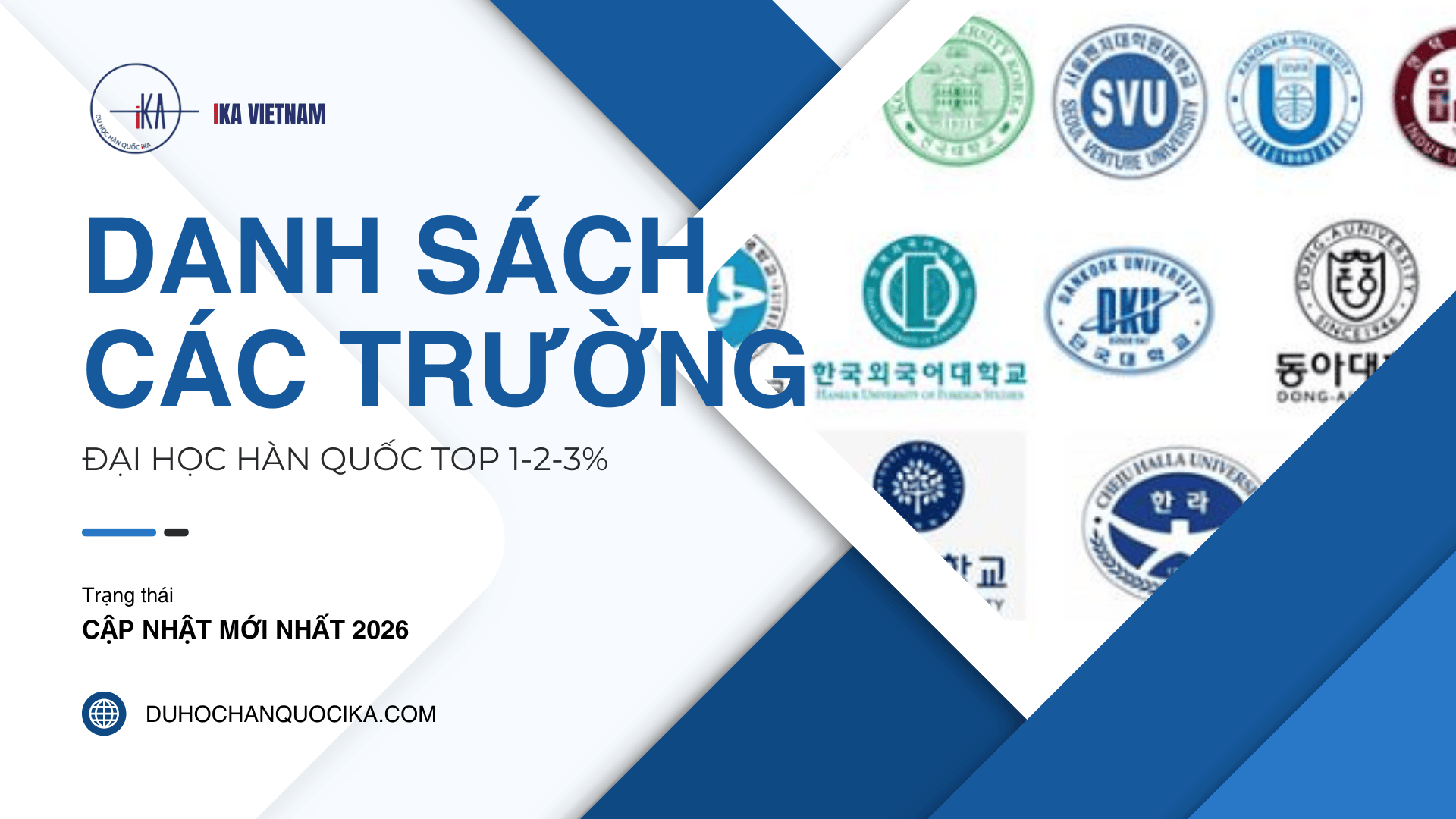 [MỚI NHẤT] DANH SÁCH CÁC TRƯỜNG ĐẠI HỌC HÀN QUỐC TOP 1% – 2% – 3% NĂM 2026 - Hình 1