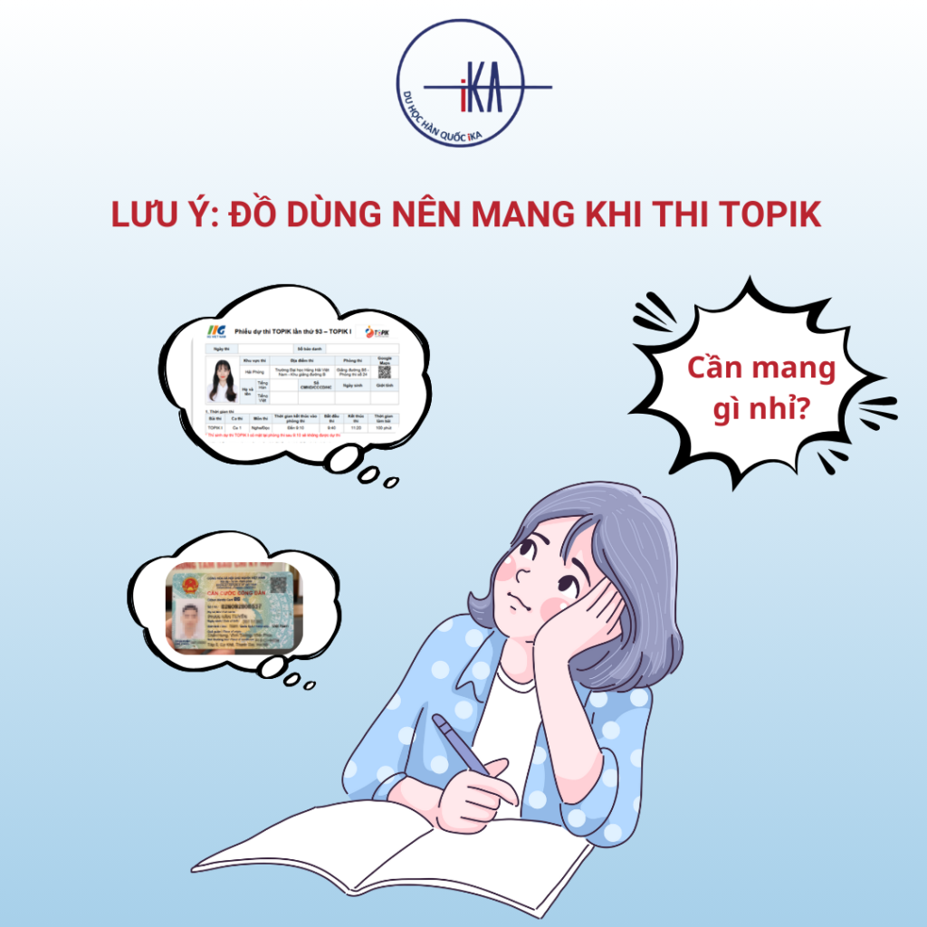 ĐỒ DÙNG QUAN TRỌNG NHẤT ĐỊNH PHẢI MANG KHI THI TOPIK - Hình 1